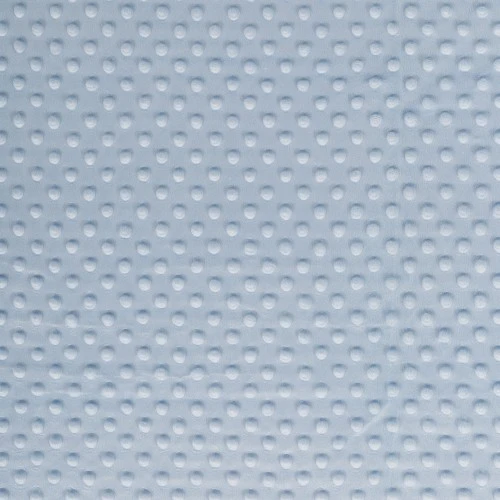 Kuschelzarter Minky Kuschelstoff - Baby Blue Dimple Dot Cuddle - ÜBERBREITE! 1 Kuschelzarter Minky Kuschelstoff - Baby Blue Dimple Dot Cuddle - ÜBERBREITE!