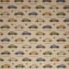 VW Käfer - Leinenoptik Canvas Meterware Emilio - Swafing Dekostoff - Original Volkswagen Lizenzstoff