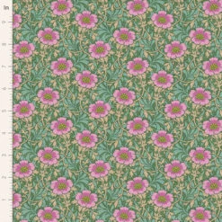 Sage Winterrose - Tildas Hibernation Blümchenstoffe - Original Skandinavischer Tildastoff