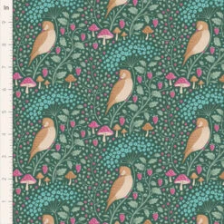 Lafayette Sleepybird - Tildas Hibernation Tiermotivstoffe & Blümchenstoffe - Original Skandinavischer Tildastoff