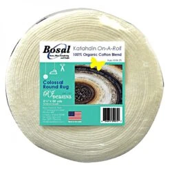 Katahdin Vliesrolle 2 1/2 Inch X 50 Yards - Baumwollvliestreifen Auf Der Rolle - Bosal White Kathadin Bio-Baumwollvlies