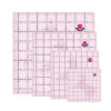Tula Pink Einhorn Lineale - Original Tula Pink Hardware - 4 Square Templates Rulers With Unicorn