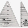 Tri-Recs Triangle Ruler By Darlene Zimmerman - EZ Speziallineal / Dreieckslineal
