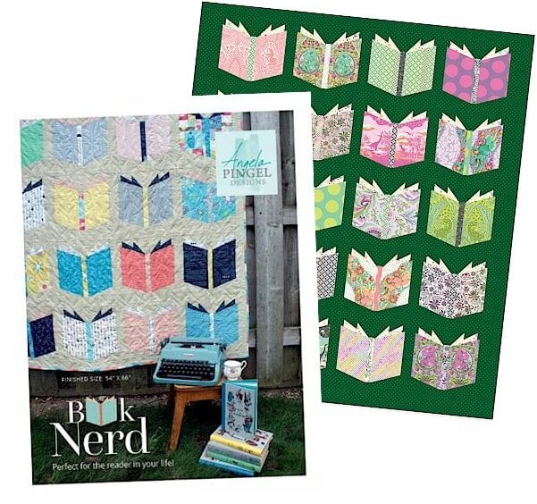 The Book Nerd Quilt Pattern - Angela Pingel Schnittmuster 1 The Book Nerd Quilt Pattern - Angela Pingel Schnittmuster