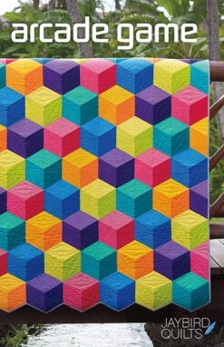 Arcade Game Patchworkdecke - Sidekick Schnittmuster Booklet - Jaybird Quilts