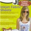 10 Bedruckbare Baumwollstoff Stoffblätter - Jacquard Inkjet Fabric Sheets