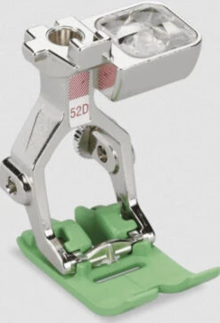 #52D Zickzack-Nähfuß Mit Gleitsohle - BERNINA 9mm Anti-Haft-Fuß - Ledernähfuß - Vinylnähfuß - Wachstuchnähfuß