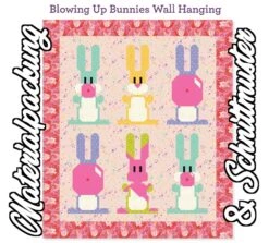 MATERIALPACKUNG! Blowing UP Bunnies Quilt Kit - Besties Tula Pink - John McPhail Art East Quilting Co.