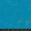 Speckled Bright Blue - Türkisblauer Ruby Star Society Basicstoff - Rashida Coleman Hale Designerstoff Mit Metallic Akzenten