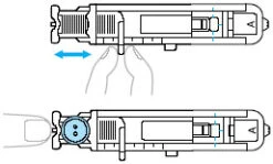 Knopflochfuß / Knopflochautomatikfuß - Brother Nähfuß A