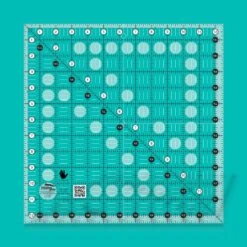 LINKSHÄNDER! 12 1/2" X 12 1/2" Inch-Patchworklineal Quadrat - Creative Grids Non Slip LEFT HANDED Square Ruler - Quadratisches Rollschneidelineal