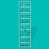 LINKSHÄNDER! 6 1/2" X 24 1/2" Inch-Patchworklineal - Creative Grids LEFT HANDED Non Slip Ruler - Rollschneidelineal