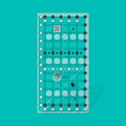 LINKSHÄNDER! 6 1/2" X 12 1/2" Inch-Patchworklineal - Creative Grids Non Slip LEFT HANDED Ruler - Rollschneidelineal