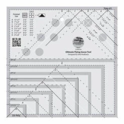 Creative Grids Ultimate Flying Geese Tool Quilt Ruler - Fliegende Gänse Patchworkblock Patchworklineal