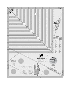 Creative Grids Kitty Cornered Tool Quilt Ruler - Deb Heatherly Patchworkblock Patchworklineal