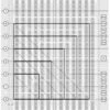 Squared Mini Streifen Patchworklineal - Stripology Ruler - Creative Grids Non Slip Ruler