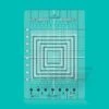 Squared Quarters Mini Streifen Patchworklineal - Stripology Ruler - Creative Grids Non Slip Ruler