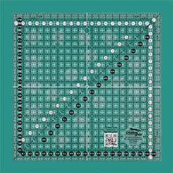 21,5 X 21,5cm Patchworklineal Quadrat - Creative Grids Non Slip METRIC Square Ruler - Quadratisches Zentimeter-Rollschneidelineal