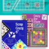 Scrap Crazy 6" Ruler - Patchworklineal Von Karen Montgomery - Creative Grids Crazy Patchwork Acrylschablonen