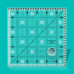 Itty Bity Eighth 6" X 6" Inch-Patchworklineal Quadrat - Creative Grids Non Slip Square Ruler - Quadratisches Rollschneidelineal