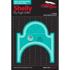 Angela Walters Quiltlineal "Shelly" - Creative Grids Non Slip Machine Quilting Tool - Rulerwork Maschinenquiltlineal