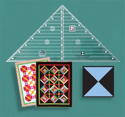 90° Grad Patchworklineal - 90 Degree Triangle Quilt Ruler - Creative Grids Non Slip Ruler 1 90° Grad Patchworklineal - 90 Degree Triangle Quilt Ruler - Creative Grids Non Slip Ruler