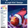 Clownfish FPP - Fisch Quilt - Original Lizensiertes Legit Kits Schnittmuster / Materialpackung / Stoffpaket - Sonderanfertigung