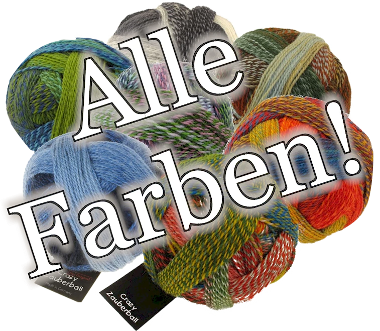 Crazy Zauberball Sockengarn Mit Farbverlauf - Schoppel Sockenwolle 1 Crazy Zauberball Sockengarn Mit Farbverlauf - Schoppel Sockenwolle