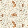 ÜBERBREITER RÜCKSEITENSTOFF! Cremefarbener Rehkitzstoff - Cream Little Fawn & Friends By Nina Staizner Collection Kinderstoffe - Dear Stella Patchworkstoffe