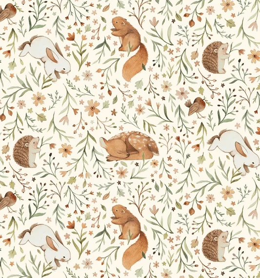 ÜBERBREITER RÜCKSEITENSTOFF! Cremefarbener Rehkitzstoff - Cream Little Fawn & Friends By Nina Staizner Collection Kinderstoffe - Dear Stella Patchworkstoffe 1 ÜBERBREITER RÜCKSEITENSTOFF! Cremefarbener Rehkitzstoff - Cream Little Fawn & Friends By Nina Staizner Collection Kinderstoffe - Dear Stella Patchworkstoffe