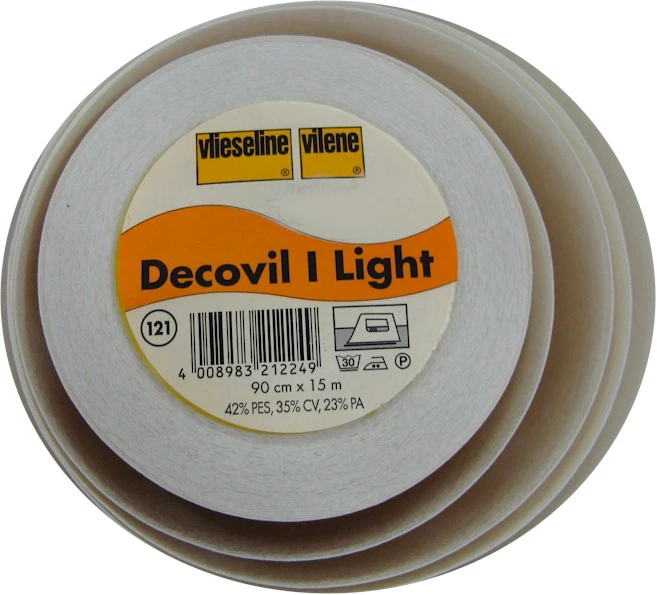 Decovil I Light / 1 / 1225 I - Vliesstoff / Schabrackeneinlage Mit Lederähnlichem Griff - 15m Rolle 1 Decovil I Light / 1 / 1225 I - Vliesstoff / Schabrackeneinlage Mit Lederähnlichem Griff - 15m Rolle