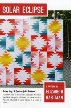 Solar Eclipse Quilt Pattern By Elizabeth Hartman - Patchworkdecke Schnittmuster