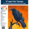 Rabe FPP - Edgar The Raven Quilt - Original Lizensiertes Legit Kits Schnittmuster / Materialpackung / Stoffpaket - Sonderanfertigung