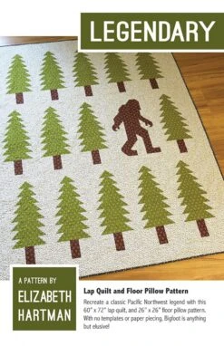 Bigfoot Patchworkdecke - Legendary Quilt Pattern By Elizabeth Hartman
