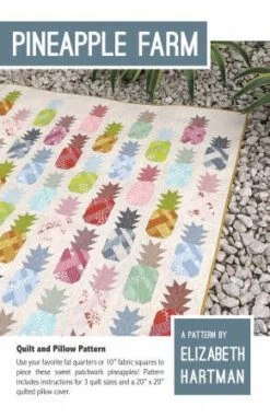 Ananas Quilt - Pineapple Farm Pattern By Elizabeth Hartman - Patchworkdecke Schnittmuster