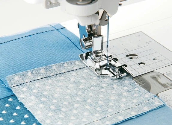 Patchworkfuß 1/4 Inch Mit Kantenführung - Klickfuß - Brother Nähfuß 1 Patchworkfuß 1/4 Inch Mit Kantenführung - Klickfuß - Brother Nähfuß