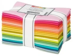 Coordinates Sunroom By Noodlehead Fat Eighth Stoffpaket - Kona Cotton Solids Unistoffe Anna Graham Designer's Palette - 21 F8s / FEs