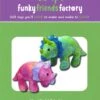 Trixie & Tristan Triceratops Dinosaurs - Funky Friends Factory Kuscheltiere / Softies Schnittmuster