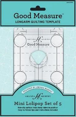 Every Mini-Lollipop 5er Quiltlineal-Set - Good Measure Longarm Quilting Template - Rulerwork Maschinenquiltlineal Von Amanda Murphy