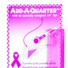 12" Add-A-Quarter Ruler Pinkes Nahtzugabenlineal