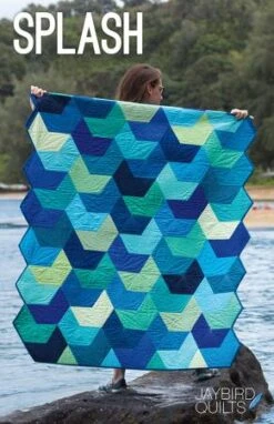 Splash Patchworkdecke - Hex'N'More Schnittmuster Booklet - Jaybird Quilts