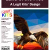 Weißkopfadler FPP - Land Of The Free Bald Eagle Quilt - Original Lizensiertes Legit Kits Schnittmuster / Materialpackung / Stoffpaket - Sonderanfertigung