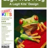 Baumfrosch FPP - Legit Tree Frog Quilt - Original Lizensiertes Legit Kits Schnittmuster / Materialpackung / Stoffpaket - Sonderanfertigung