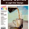 Kaffee FPP - Little Coffee Legit Quilt - Original Lizensiertes Legit Kits Schnittmuster / Materialpackung / Stoffpaket - Sonderanfertigung