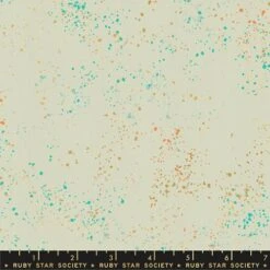 Speckled Shell - Muschelweißer Ruby Star Society Basicstoff - Rashida Coleman Hale Designerstoff Mit Metallic Akzenten