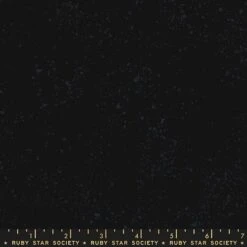 Speckled Onyx - Schwarz-Grauer Ruby Star Society Basicstoff - Rashida Coleman Hale Designerstoff