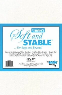 Soft & Stable Stabilisator - Taschenvlies By Annie's - 18 X 58 Inches SB-Packung