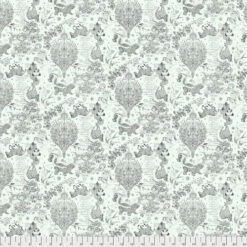 Paper Sketchy Tiermotivstoff - Linework Tula Pink Designerstoff - Schwarz-Weiße FreeSpirit Patchworkstoffe - OOP - Out Of Print!