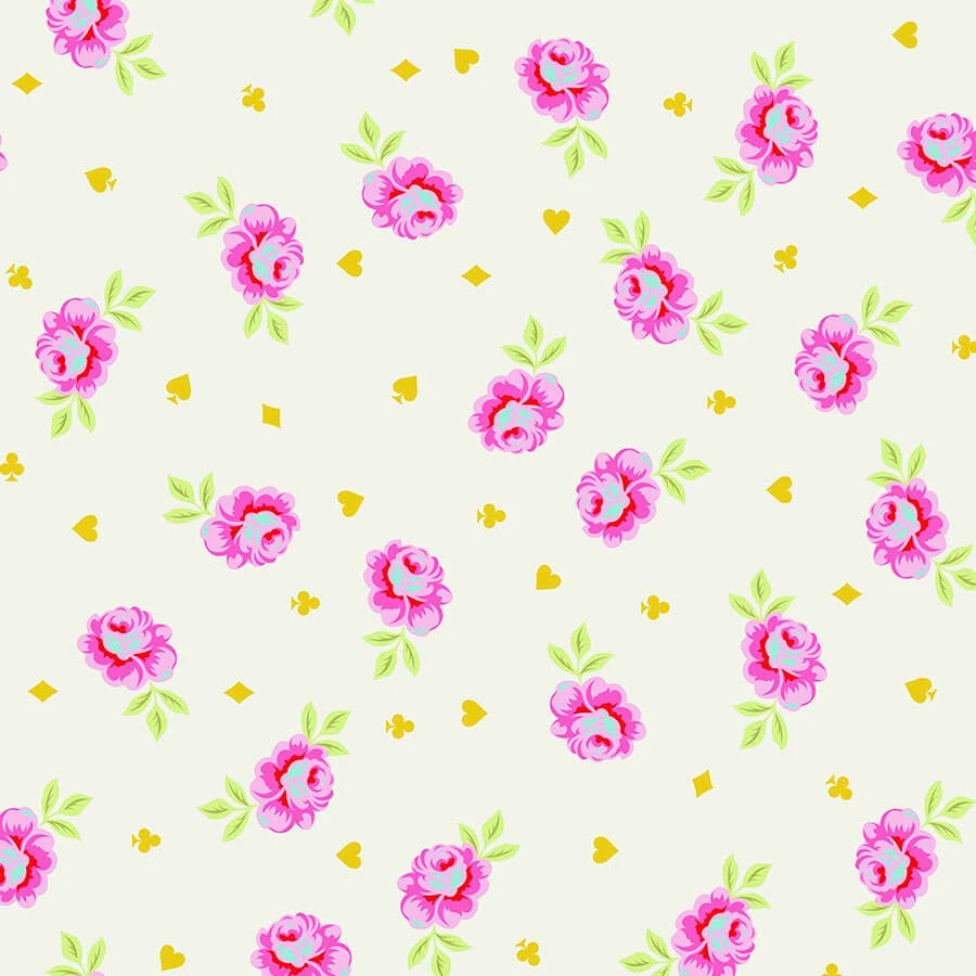 RÜCKSEITENSTOFF! Wonder Big Buds Rosenstoff - Curiouser And Curiouser Tula Pink - FreeSpirit Alice In Wonderland Patchworkstoffe 1 RÜCKSEITENSTOFF! Wonder Big Buds Rosenstoff - Curiouser And Curiouser Tula Pink - FreeSpirit Alice In Wonderland Patchworkstoffe