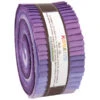 2 1/2" Stoffschnecke "Lavender Fields" - Kona Cotton Solids Roll-Up